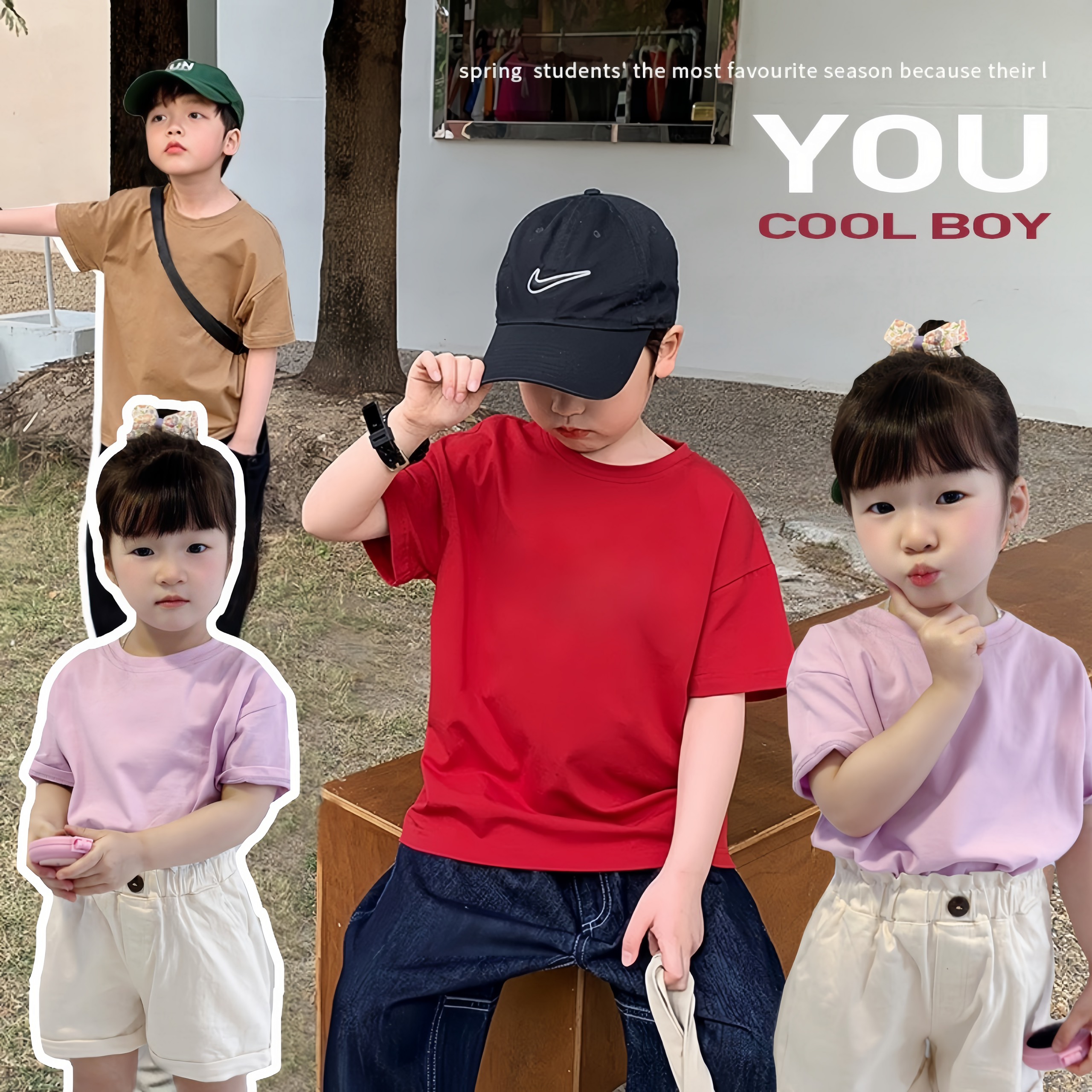 Áo thun cho bé trai, áo thun cho bé gái GELU KIDS, Áo cộc tay cho bé trai, áo cộc tay cho bé gái, Áo thun trơn trẻ em, áo thun trơn cho bé trai, bé gái, Áo thun ngắn tay nhiều màu , áo phông cho bé trai, bé gái A168