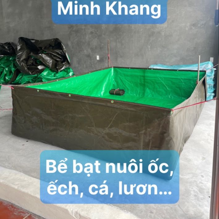 Tarpaulin Tank with Drain Valve for Raising Fish, Snails, Frogs, Eels,... Giá 333,450 Đồng*Miễn phí vận chuyển