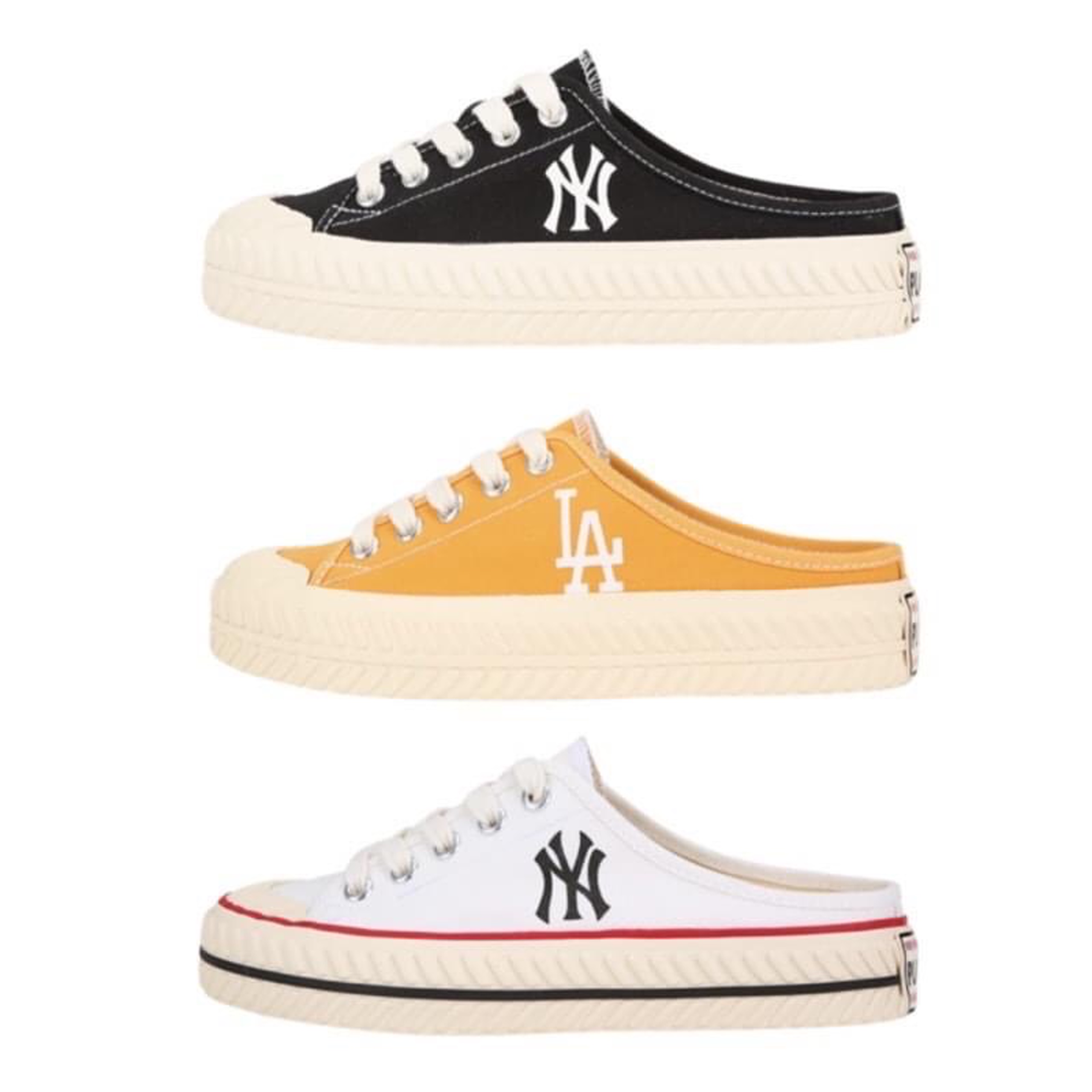 [HCM]Giày Nữ Đạp Gót MLB Origin Playball Mule Chính Hãng - Giày Sục MLB Chuẩn Auth - 3 Màu