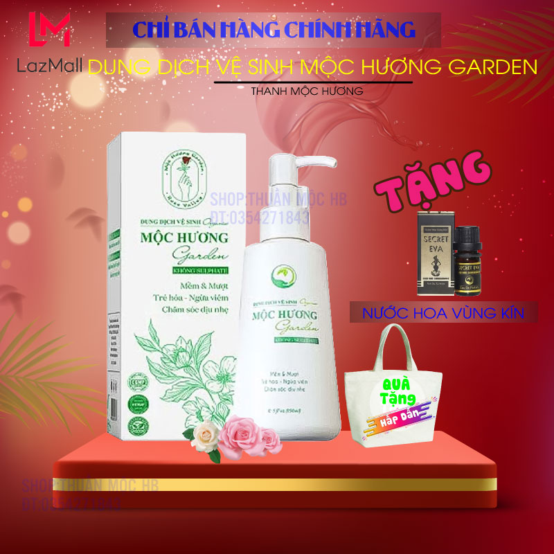 Dung Dịch Vệ Sinh Phụ Nữ Thanh Mộc Hương 150ml -  Mua Dung Dịch Tặng Nước Hoa Vùng Kín