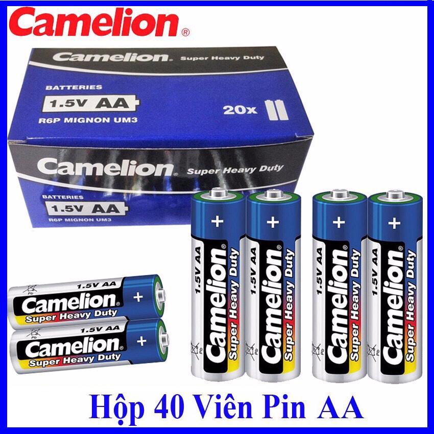 [HCM]Pin Tiểu AA (2A) Camelion Super Heavy Duty Battery 1.5V - Hộp 40 viên