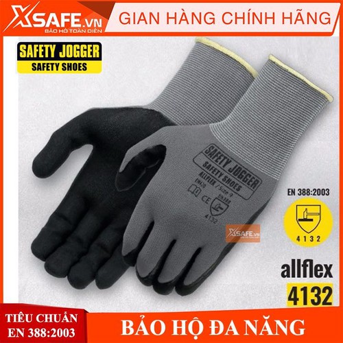 Găng tay đa năng Jogger Allflex bao tay bảo hộ chống trượt, chống dầu, độ khéo léo cao, chuyên dụng cho kỹ thuật, cơ khí, sản xuất