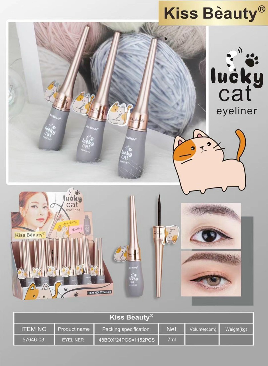 Giảm giá Kẻ mắt nước lucky cat kiss beauty | lucky cat eyeliner ...