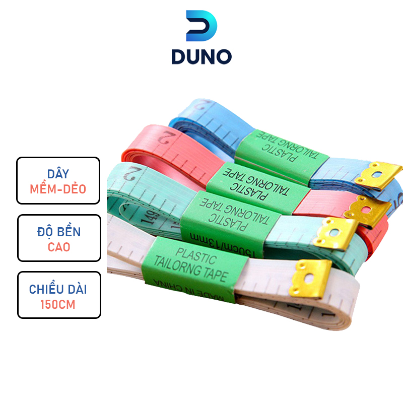 Thước Dây, Thước Thợ may, Thước đo vòng eo 150cm Đầu bọc thép