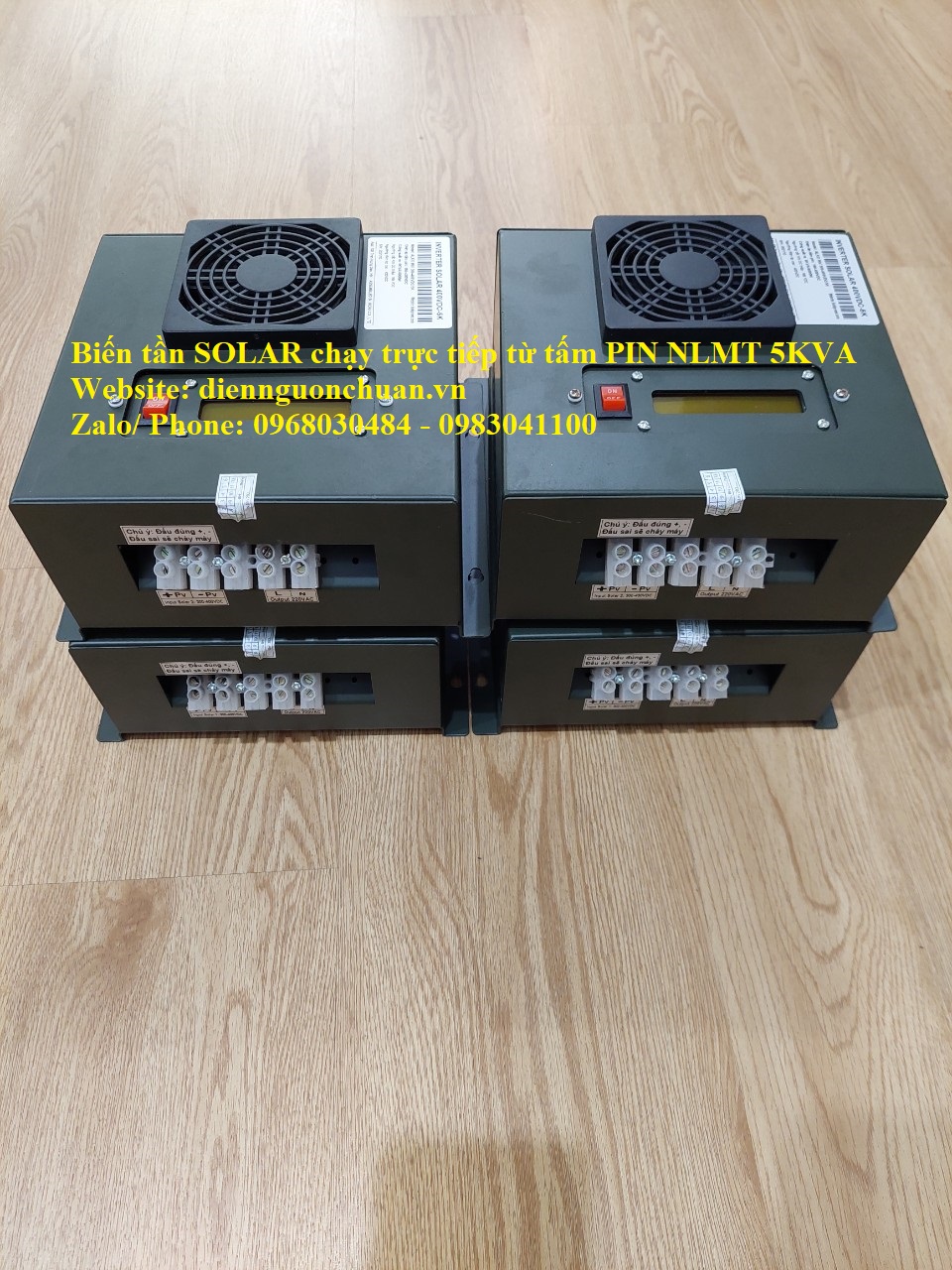 Biến tần solar inverter chạy trực tiếp từ pin nlmt 5kva