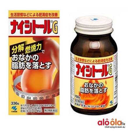 Giảm cân thảo dược Nhật bản nội địa Kobayashi Naishitoru G 336 Viên 28 ngày