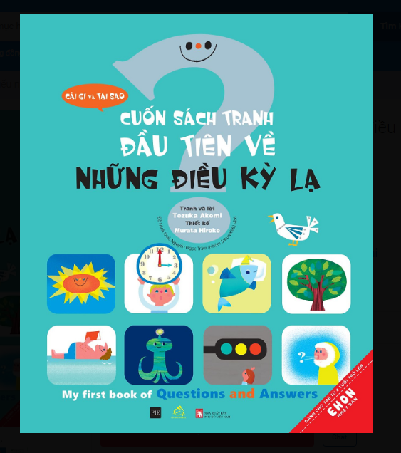 Cuốn Sách Tranh Đầu Tiên Về Những Điều Kỳ Lạ (Ehon Nhật Bản)