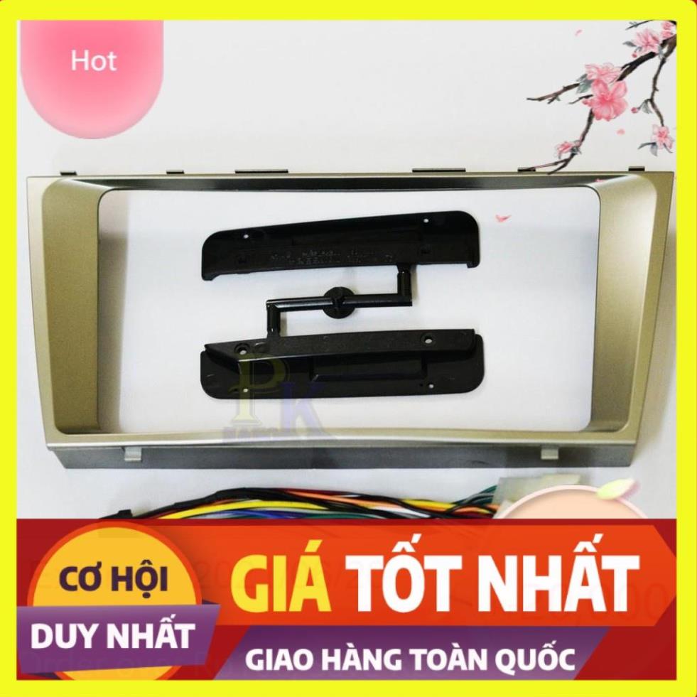 [CHÍNH HÃNG] MẶT DƯỠNG LẮP DVD ANDROID CHO XE TOYOTA CAMRY 2010 9INCH CÓ JACK NGUỒN ZIN