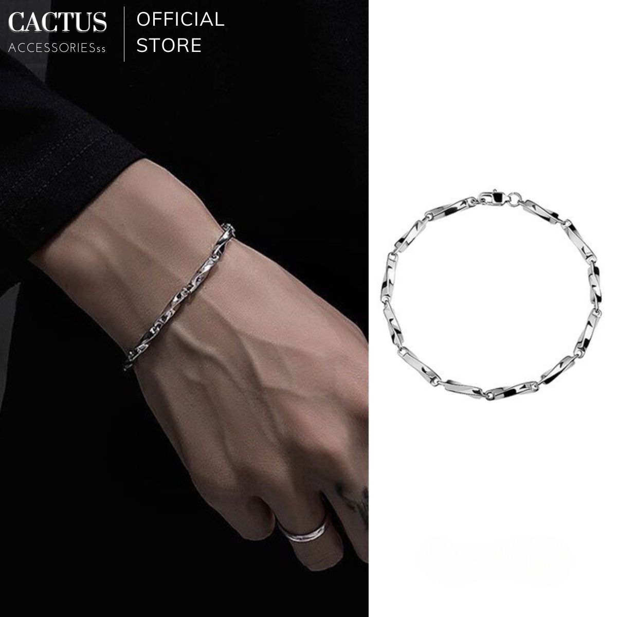Dây Chuyền thời trang nam nữ kiểu dáng basic , vòng cổ xích đoạn xoắn nối thép titan không gỉ