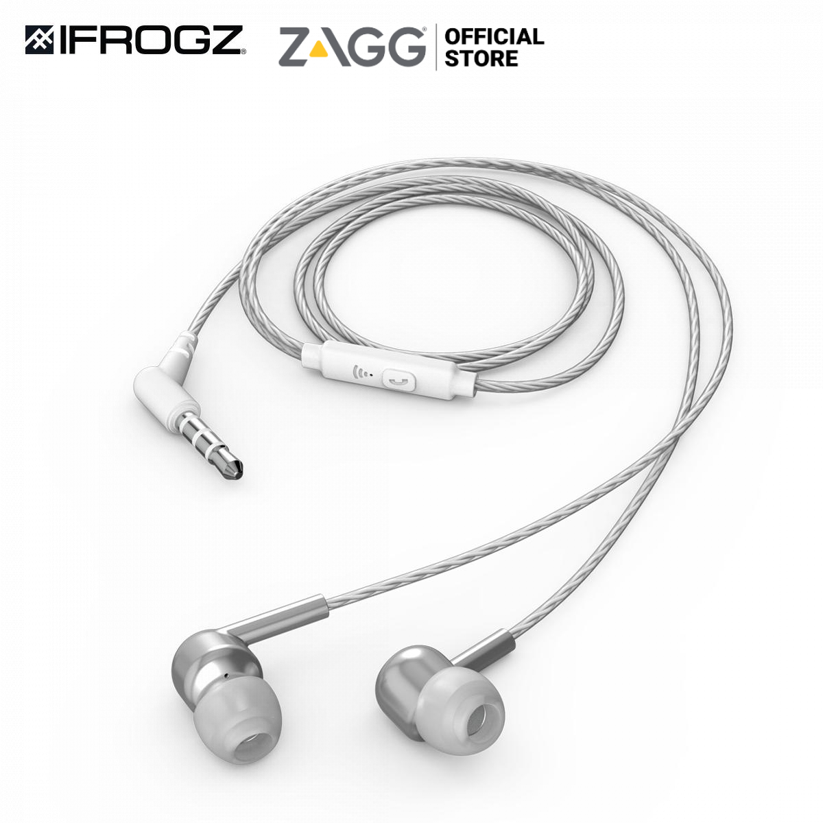 Tai nghe iFrogz Earbud Aurora - Nút nhét tai nhẹ và mềm, tương thích với mọi thiết bị có hỗ trợ cổng jack 3.5mm