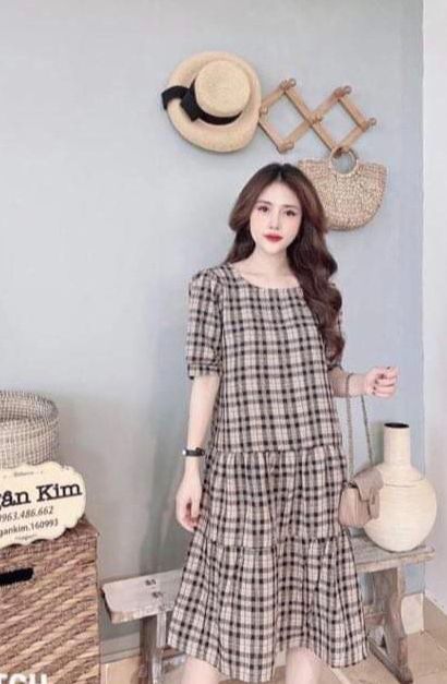 váy bigsize đầm big size xinh xắn dáng suông trẻ trung - Có ảnh thật