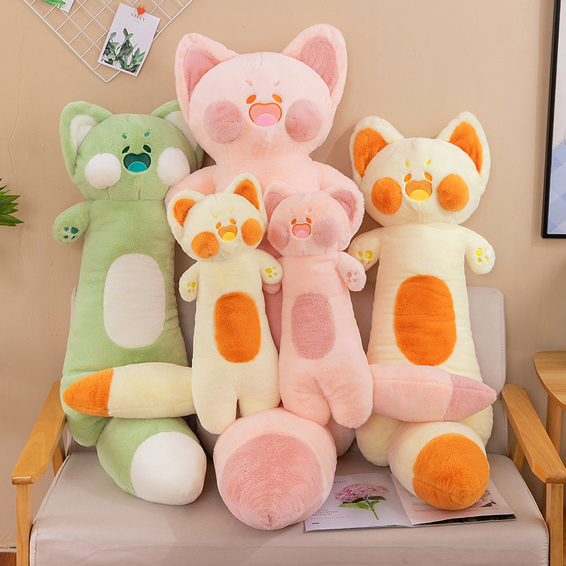 Gấu Bông Mèo Dudu Dáng Dài Làm Gối Ôm Nhiều Màu Dễ Thương Thingkids