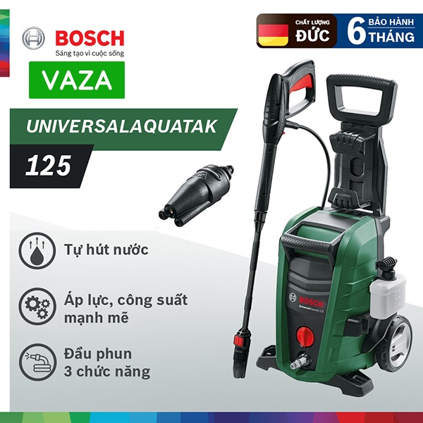 Máy xịt rửa cao áp bosch aqt 125