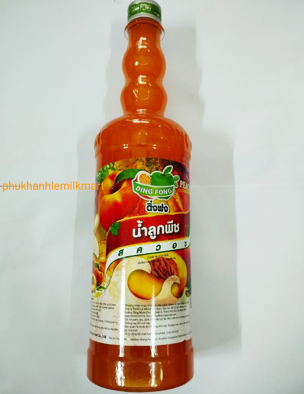 Siro thái lan Ding Fong đủ hương vị chai 760ml