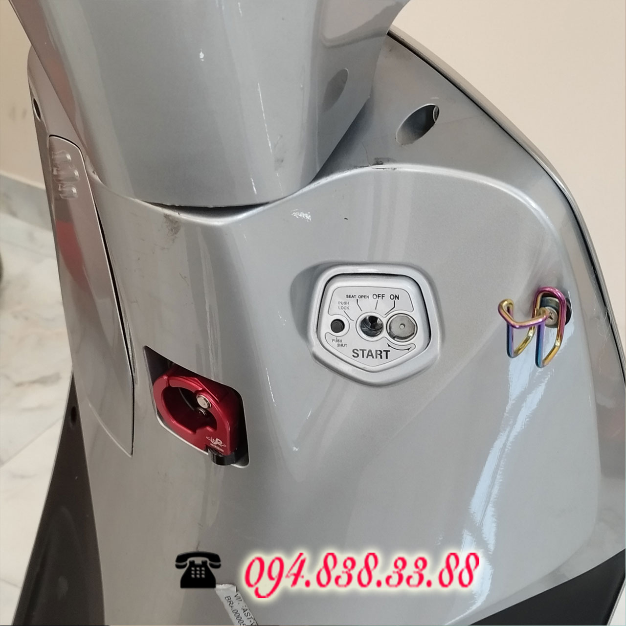 Móc đồ cnc cho xe feliz / feliz s / vento / vento s
