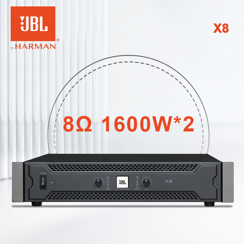 Cục đẩy công suất jbl/chính hãng chip cup kỹ thuật số năng lượng cao:x8 8ohm 1600w x2 kênh
