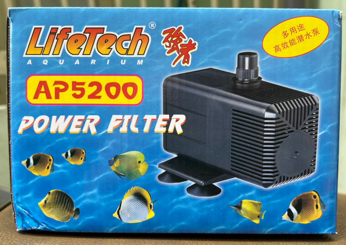 Máy bơm hồ cá lifetech ap-5200 công suất 70w, 3.500 lít/giờ chuyên dùng cho hồ cá cảnh, non bộ