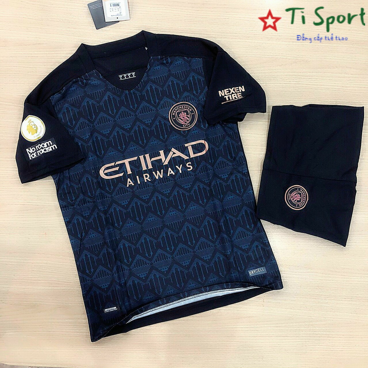 Áo Bóng Đá Câu Lạc Bộ Manchester City -ĐEn 2021-2022 - Chất Polyeste - Hàng Thái Lan-Chuẩn Thi Đấu Quốc Tế