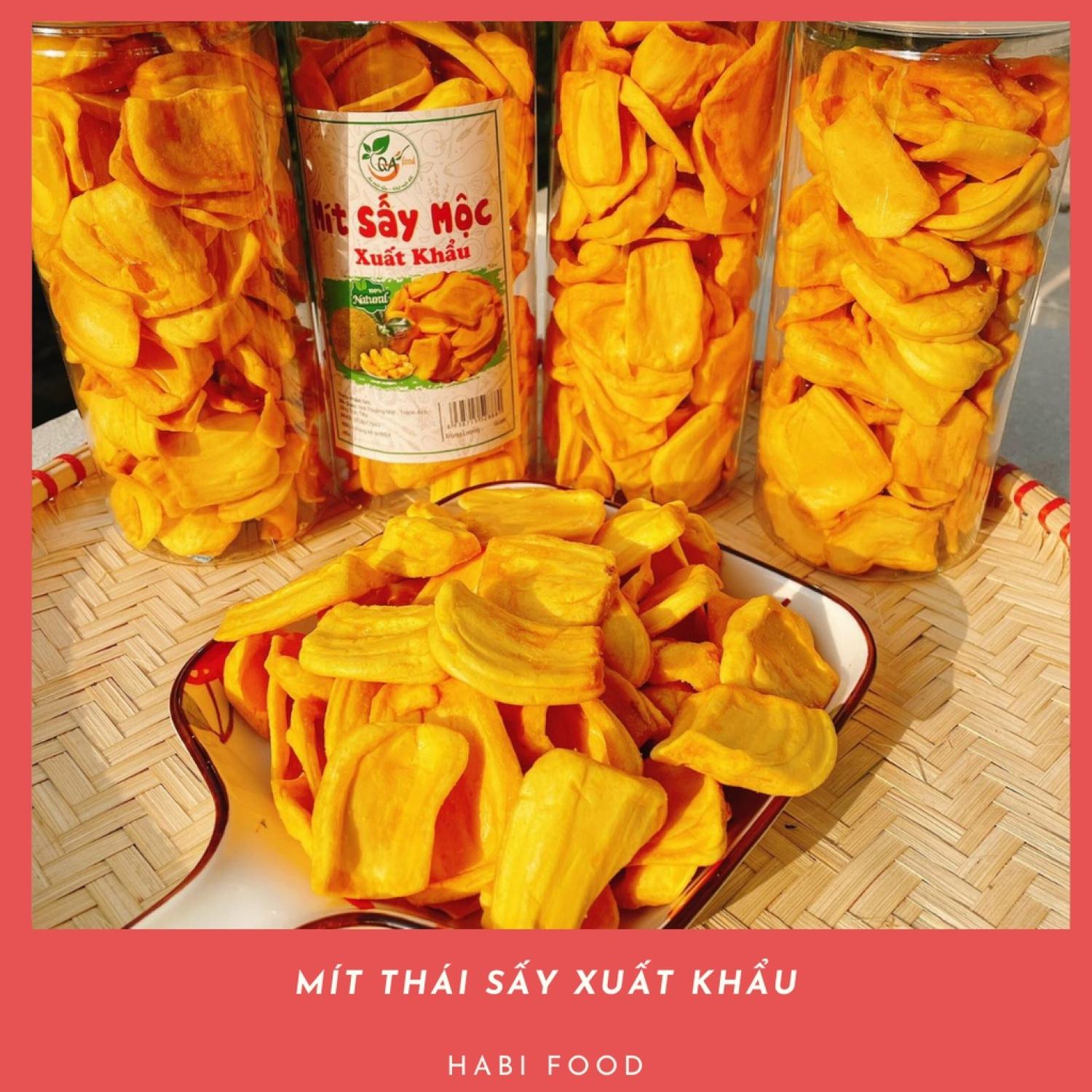 Mít sấy thái hàng xuất khẩu - thơm ngon khó cưỡng 250gr