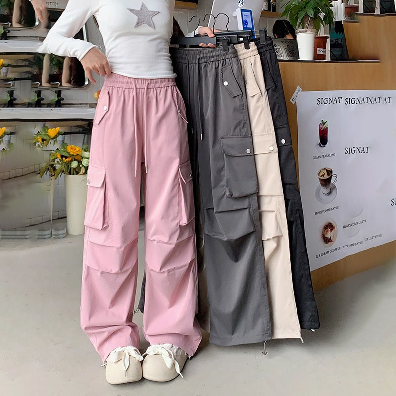 (18-52kg) Quần túi hộp thời trang cho bé gái từ 6-16 tuổi, quần dài mùa hè, mùa thu đông trẻ em nữ mẫu THC chất vải kaki