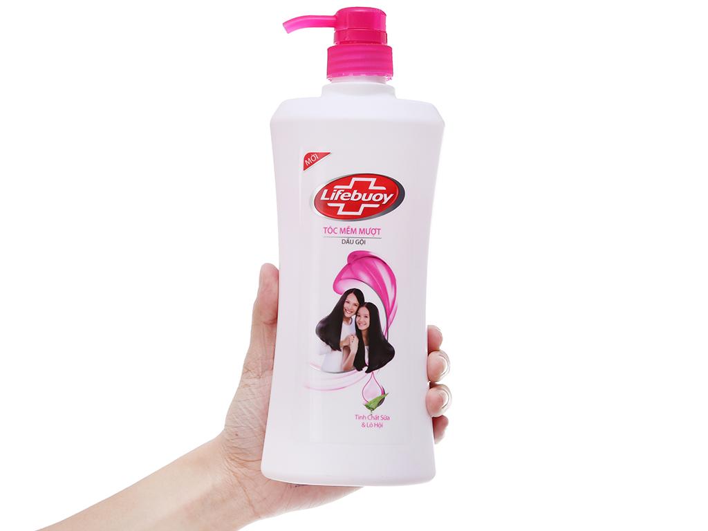 Dầu gội Lifebuoy tóc mềm mượt ĐỎ 640g
