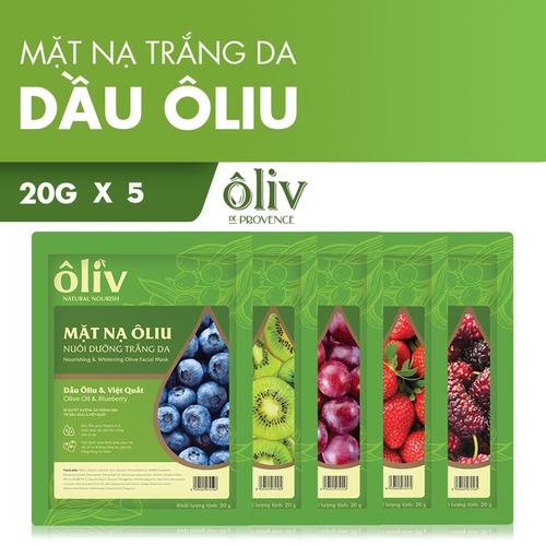 5 Mặt Nạ Ôliv Nuôi Dưỡng Trắng Da Hương Oliu và Trái Cây