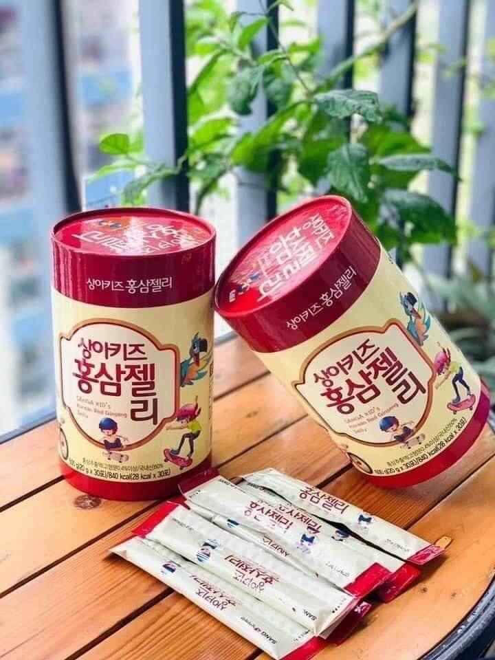 Thạch hồng sâm baby SangA Hàn quốc 30 gói - Donskin