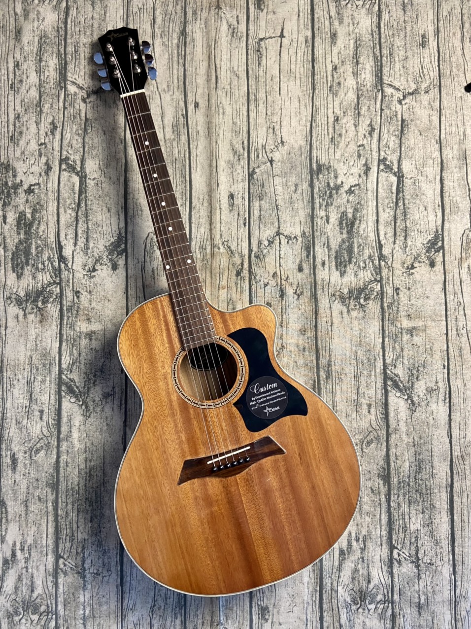 [HCM]Đàn guitar Acoustic Full gỗ nguyên tấm Solid Star ST-02F