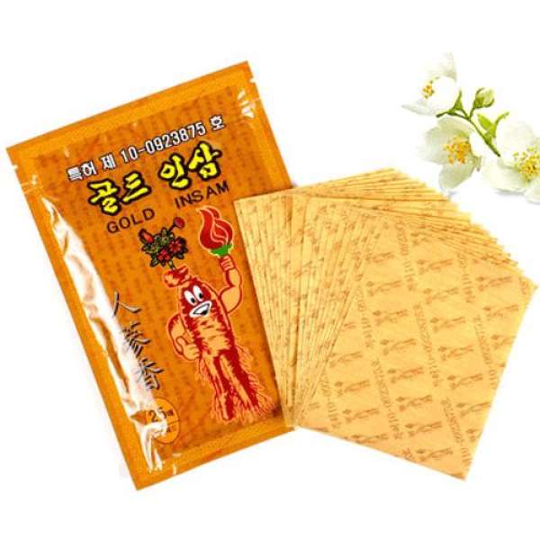 CAO DÁN HỒNG SÂM GOLD INSAM HÀN QUỐC GÓI 25 MIẾNG