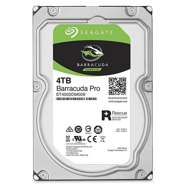 Ổ cứng hdd seagate barracuda 4tb 3.5" sata 3 7200prm hàng chính hãng bảo hành toàn quốc