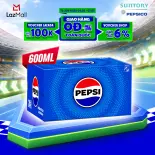 Thùng 24 Chai Nước Ngọt Giải Khát Có Gaz Pepsi (600ml/chai)