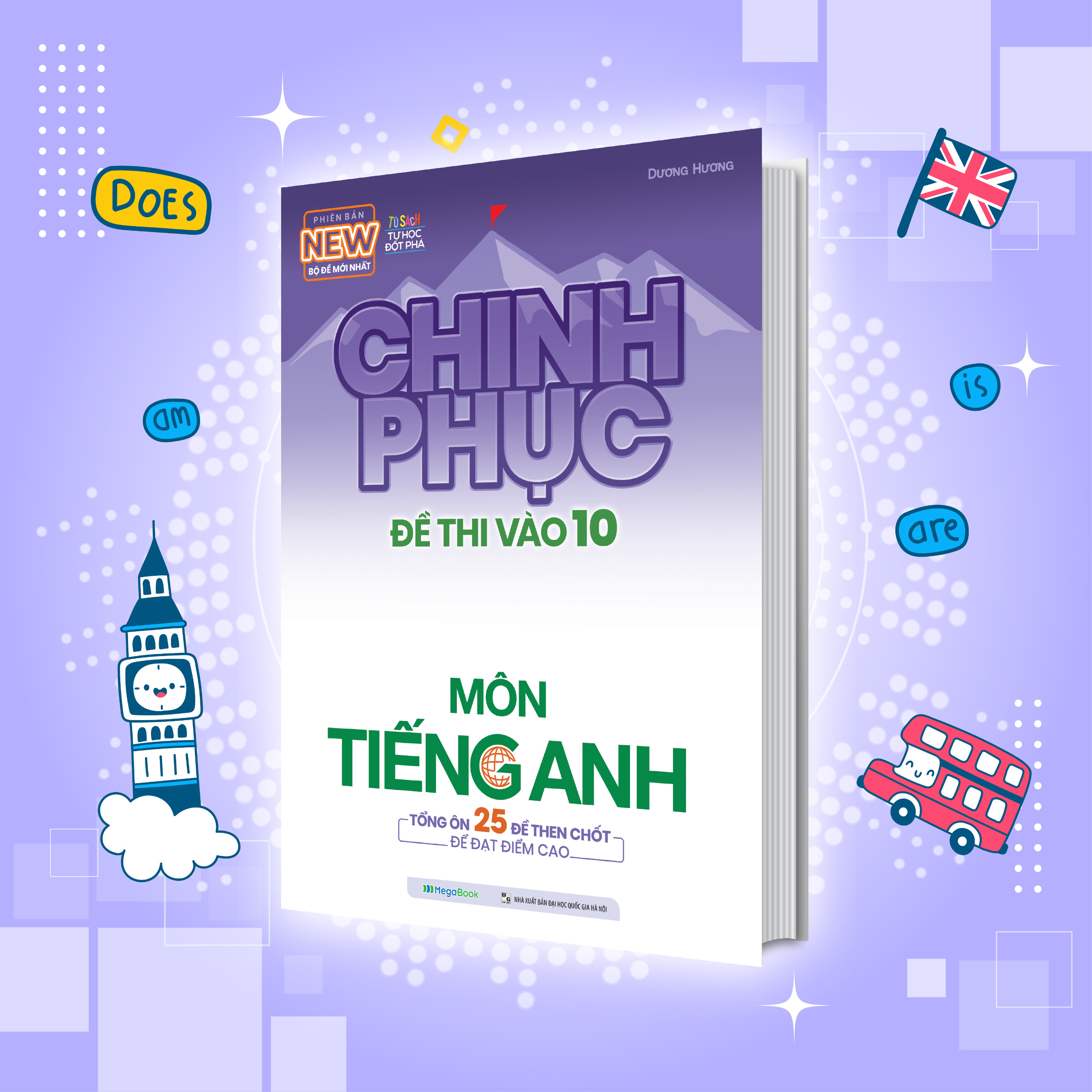 Sách Chinh phục đề thi vào 10 môn tiếng Anh - Megabook