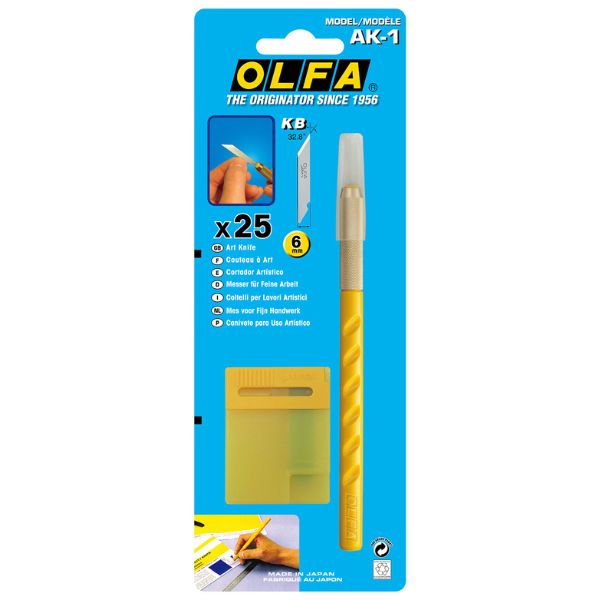 Dao điêu khắc olfa ak-1 + 25 lưỡi đi kèm | lưỡi thay thế olfa kb
