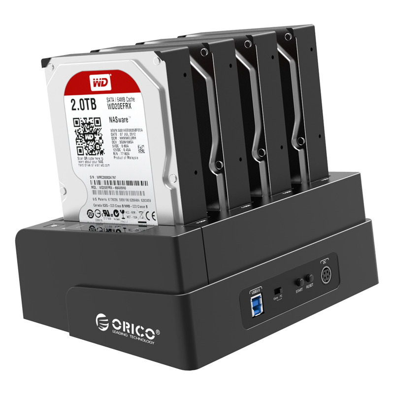 Dock gắn thêm 4 ổ cứng, chức năng nhân bản từ 1 hdd ra 3 hdd