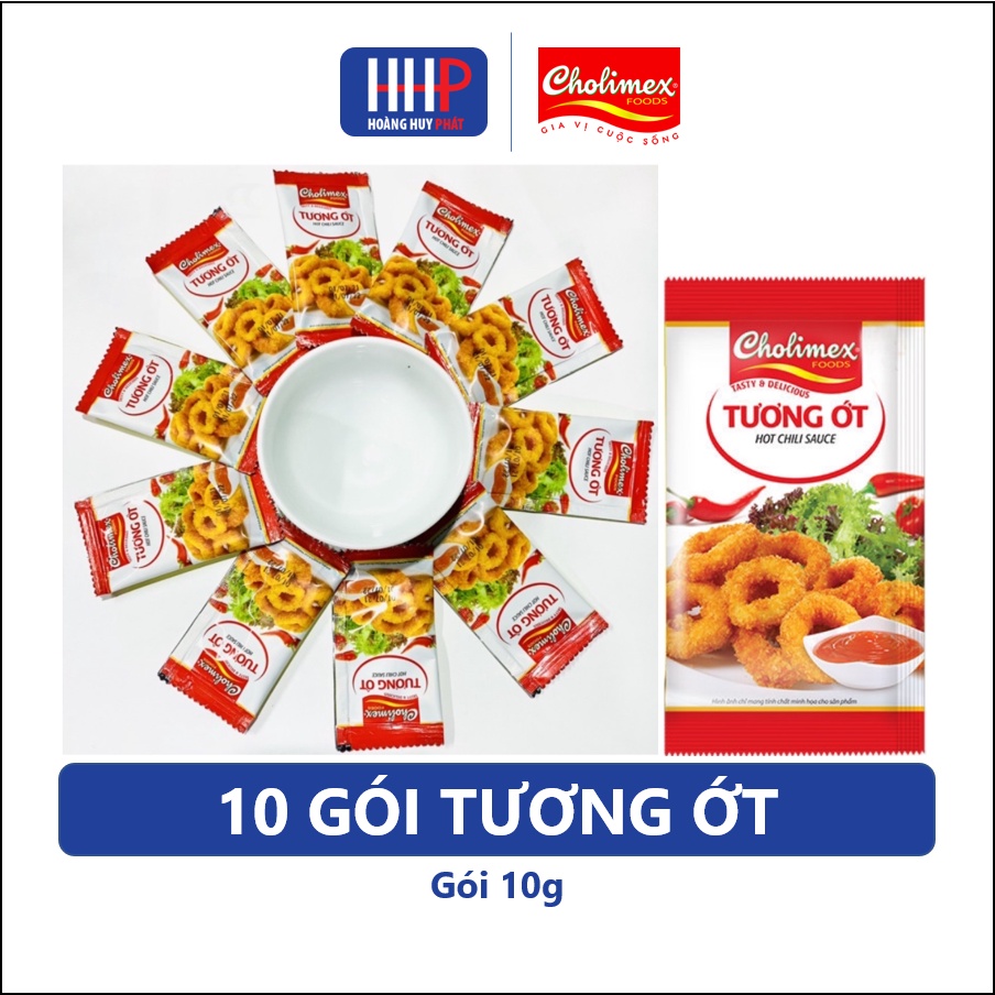 Date mới nhất - Cholimex Tương ớt gói 10g (1 bì/ 10gói)