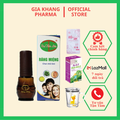(CHÍNH HÃNG - TẶNG QUÀ KÈM) Tinh Dầu Răng Miệng Dạ Thảo Liên 5ml & 20ml