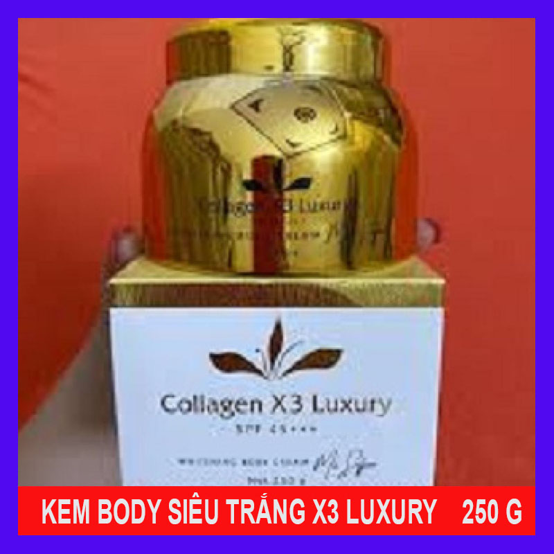 Kem Body Collagen X3 Luxury Đông Anh Siêu Trắng Mịn
