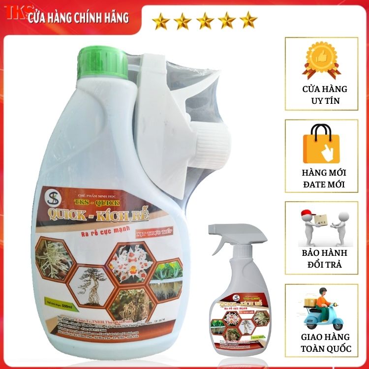 Kích rễ cực mạnh dạng xịt trực tiếp kích ra rễ nhanh, tái tạo rễ hư tổn, nở bụi chai 500ml