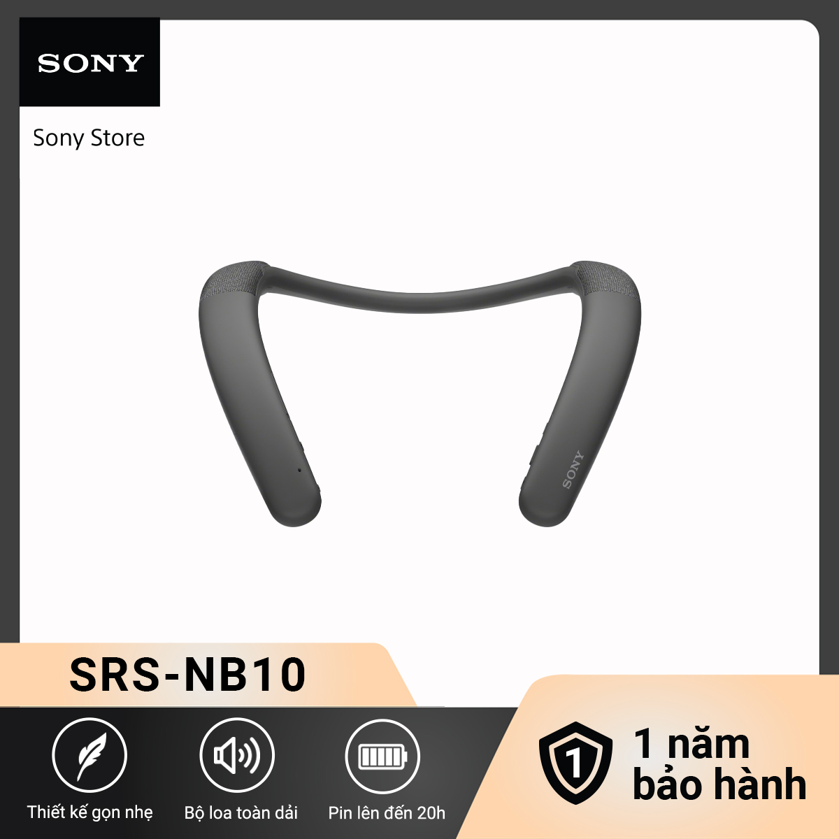 Loa đeo cổ không dây sony srs-nb10