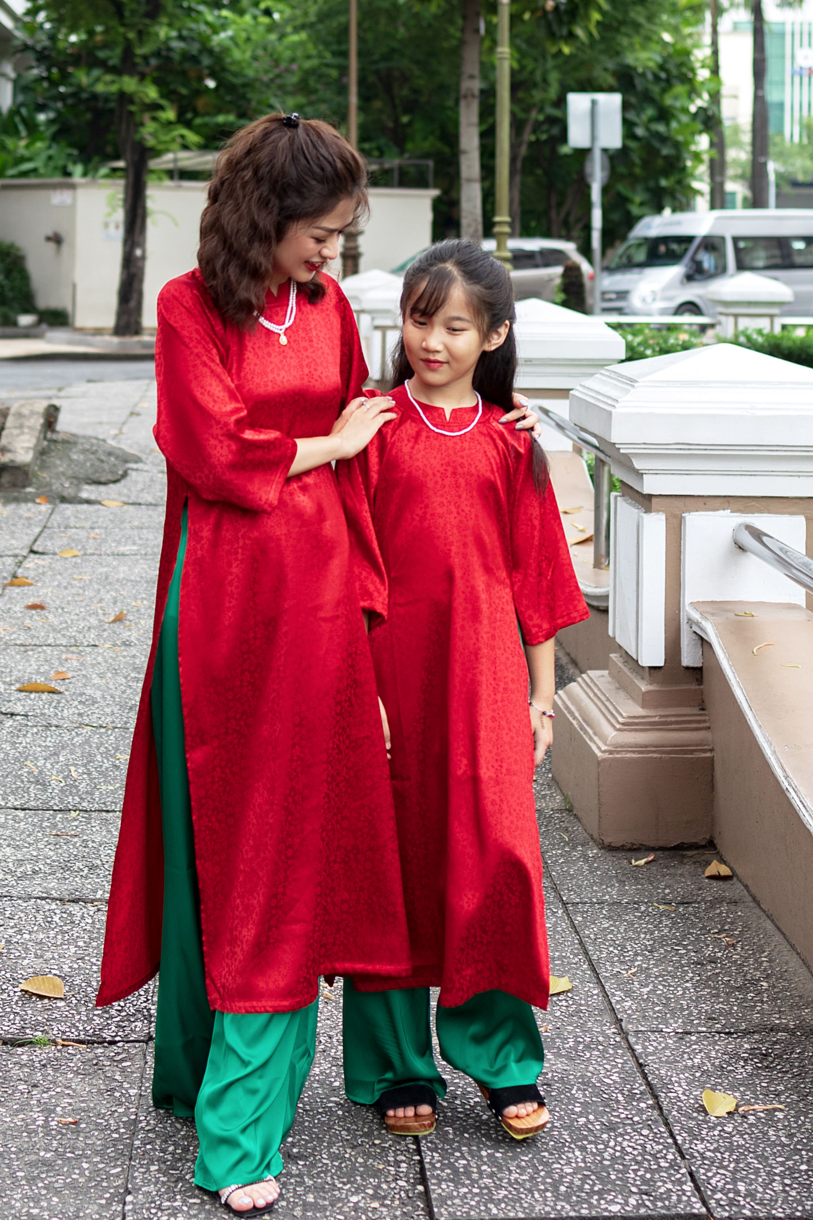 Mua 1 tặng 1 - áo dài bigsize dáng suông chất lụa gấm