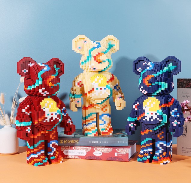 Đồ chơi láp ráp mô hình 3d lego gấu bear