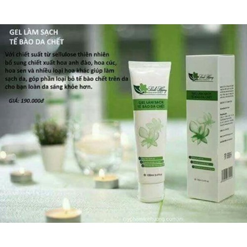 Gel làm sạch tế bào da chết Linh Hương