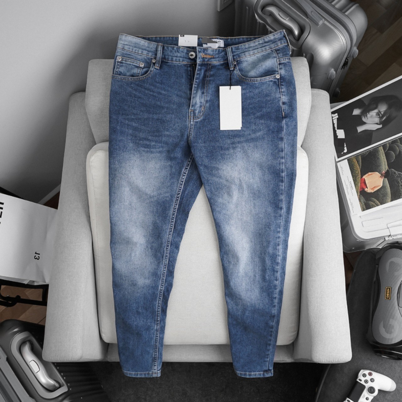Quần jean nam size lớn, bigsize 80kg - 130kg - mã 184