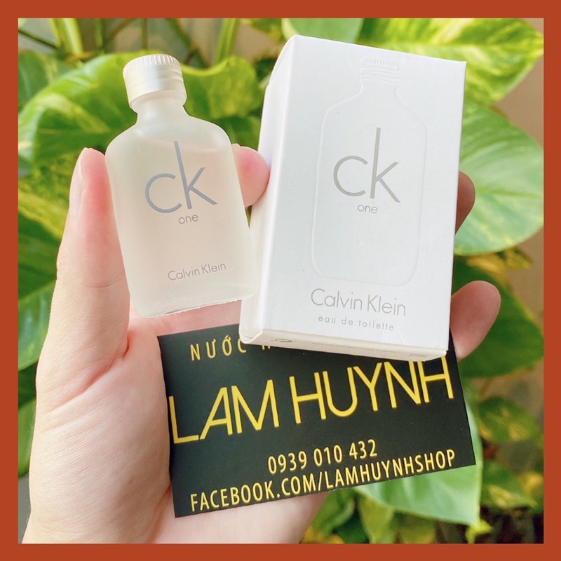 Nước hoa mini ck one edt 10ml