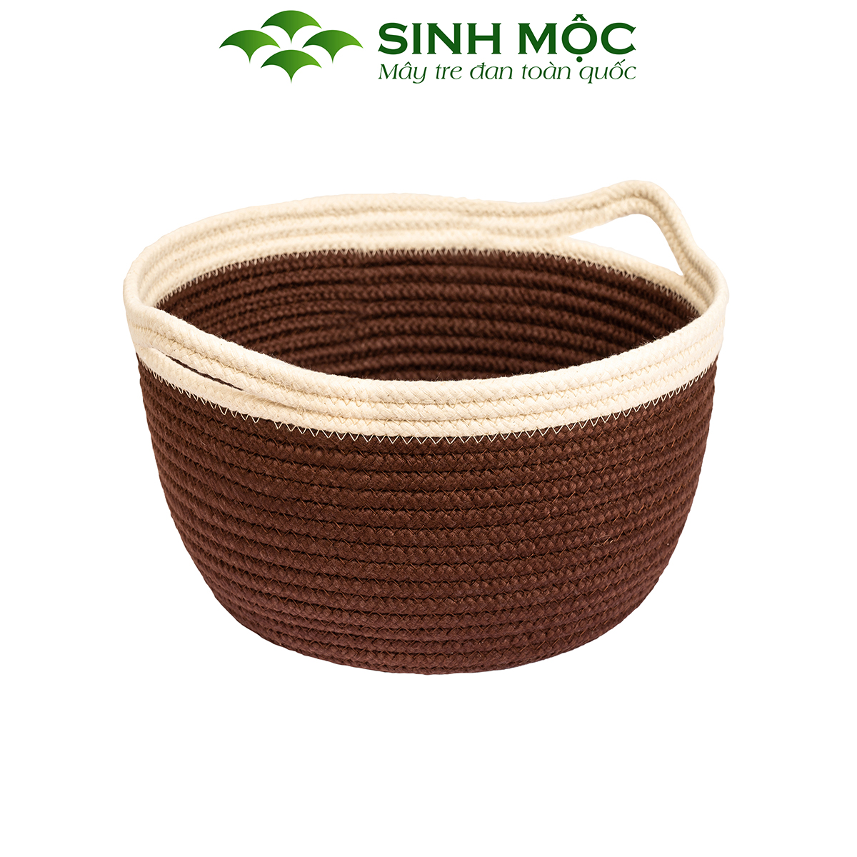 Giỏ cotton cao cấp, giỏ xuất khẩu, giỏ đựng đồ, đựng quần áo, đựng đồ cá nhân - M1033