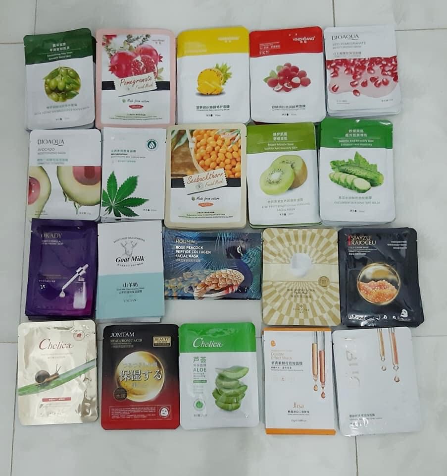 Combo 10 mặt nạ dưỡng da cao cấp