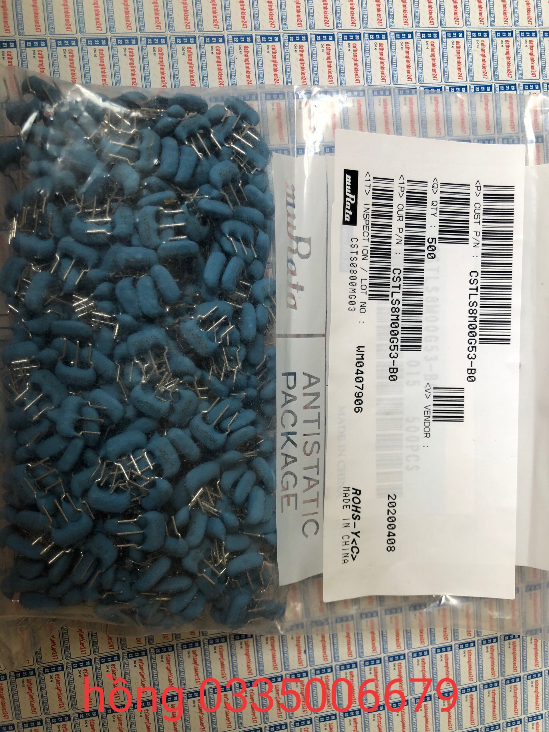 Túi 50con Thạch anh 3 chân 4m