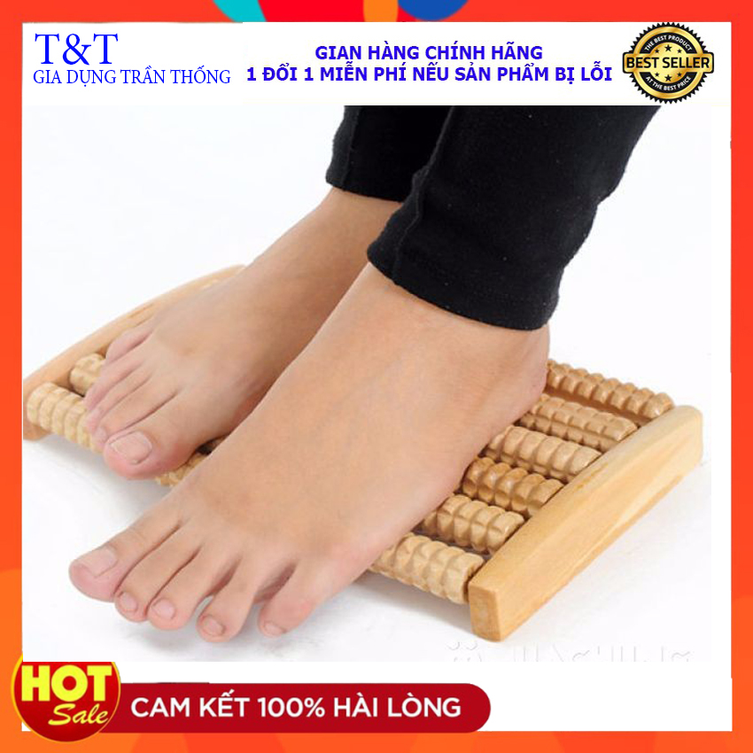 Masage chân bằng gỗ tự nhiên Dụng Cụ Massage Chân Bằng Gỗ , Dụng cụ chăm sóc sức khoẻ chống mỏi đau nhức chân ,lưu thông huyệt đạo.