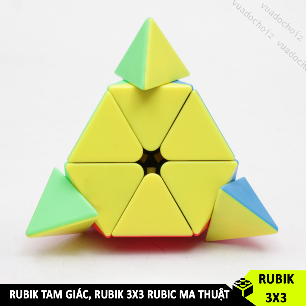 [QUÀ TẶNG] ĐỒ CHƠI RUBIK TAM GIÁC, RUBIK TAM GIÁC BIẾN THỂ XOAY TRƠN MƯỢT NHANH, ĐỒ CHƠI PHÁT TRIỂN TRÍ TUỆ