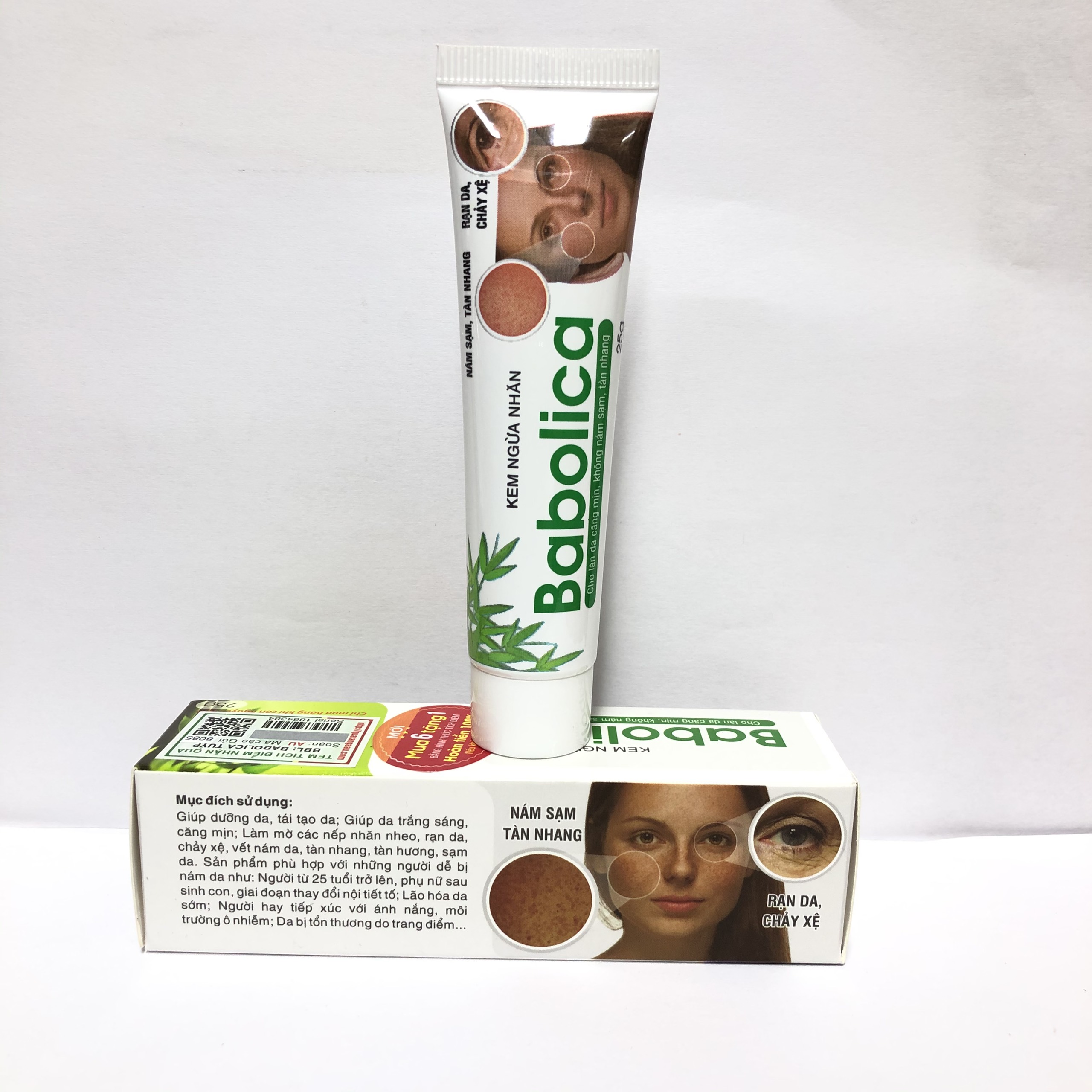 Babolica kem ngừa nhăn, rạn da, chảy sệ 25g